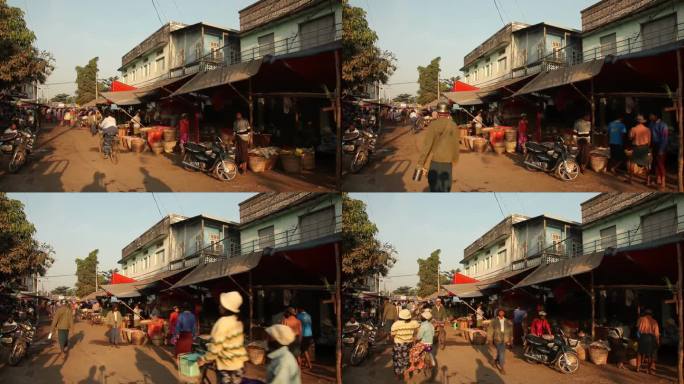 WS Street market / Prome, Pyay，缅甸