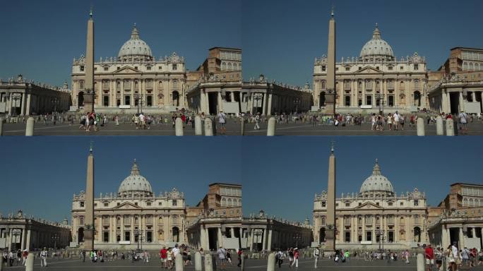 圣彼得大教堂和圣彼得广场/罗马，意大利