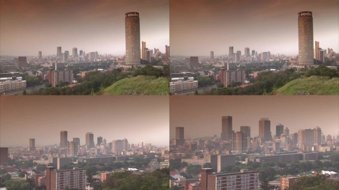 WS ZI Skyline with Ponte City building and Tobacco