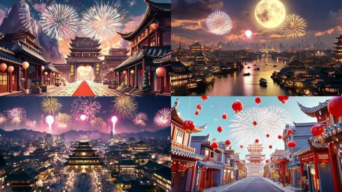 元宵节灯会闹新春祝福