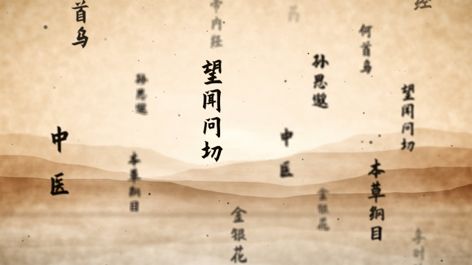 【视频+AE】六款无插件中医中药文字冲屏