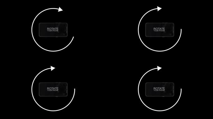 垂直视频动画：景观90度旋转以获得更好的体验。提示：旋转您的手机。
