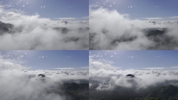 农村风光穿云风景