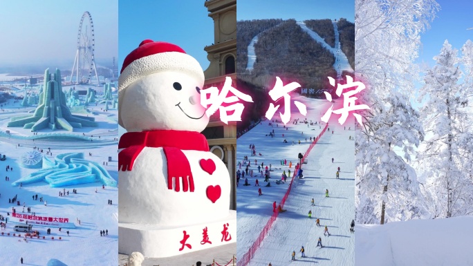 2025哈尔滨冰雪旅游地标素材合集