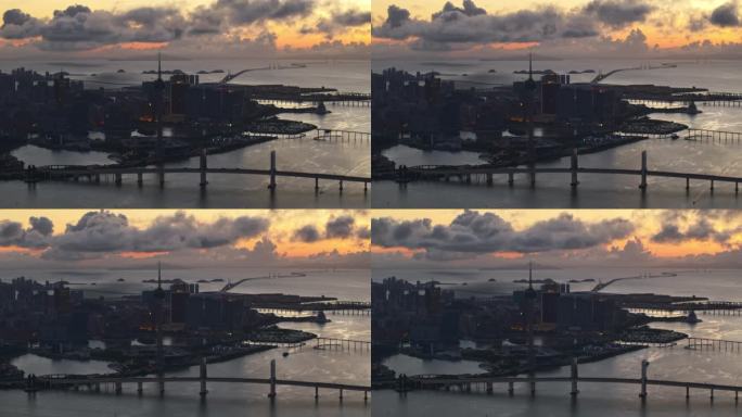 珠海 澳门 城市延时