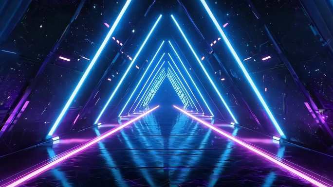 霓虹隧道_8k