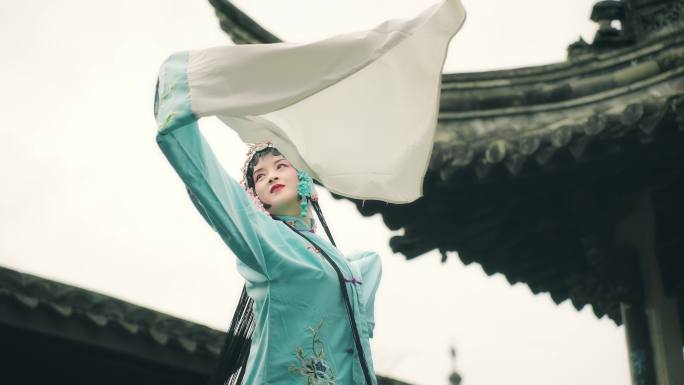 中国戏曲京剧昆曲越剧中国元素国粹戏曲梦幻
