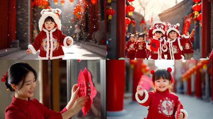 2025蛇年过年春节新年新春年味