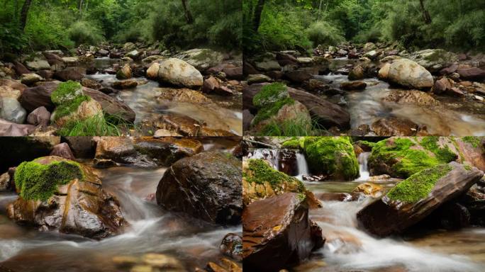 山涧溪流 水源地