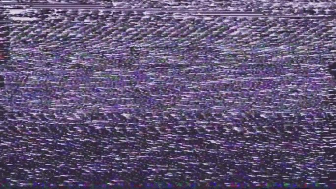 电视屏幕上的真实静态噪声
