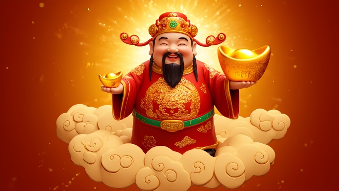2025 春节素材 财神 财神爷 财神到