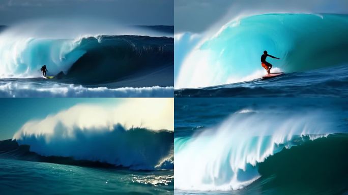 「有版权」海上的巨浪海浪乘风破浪合集4K