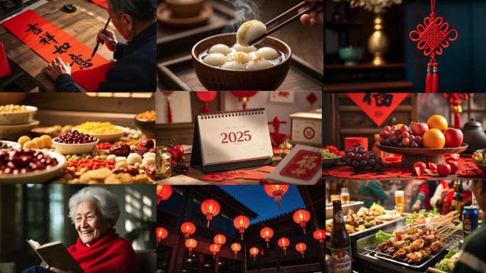 元宵节 汤圆 灯会 庙会