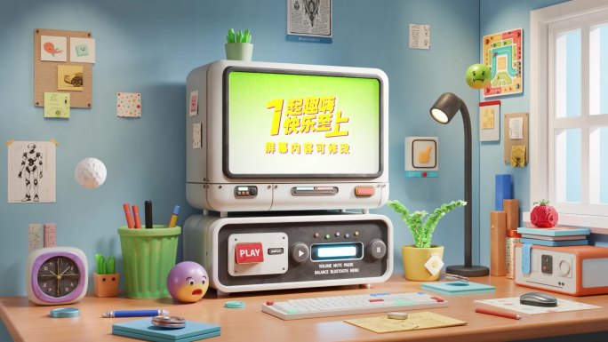 原创 综艺三维版头 片头AE模板