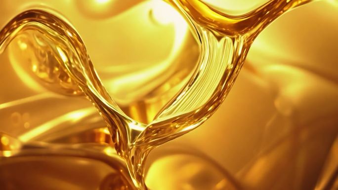 金色精华分子液体