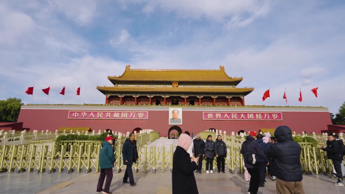 北京天安门广场4K素材