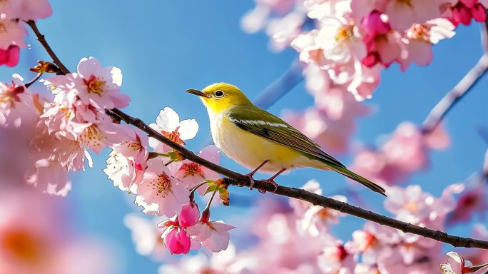 春天立春春暖花开生机勃勃大自然风光风景