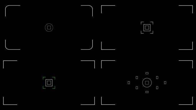 4款4K相机拍照动画（透明通道视频素材）