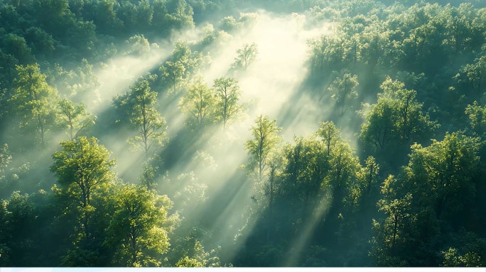 4K小树苗生长森林自然风景植树节1