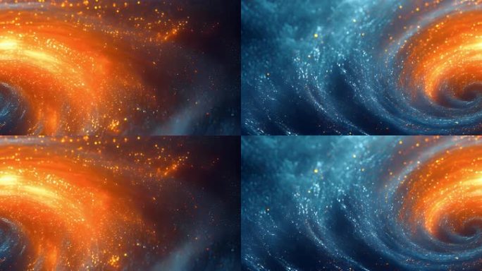 大气唯美粒子星云漩涡背景
