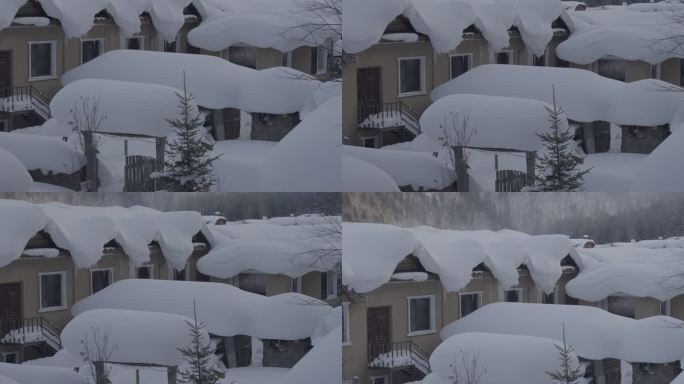 雪乡雪蘑菇