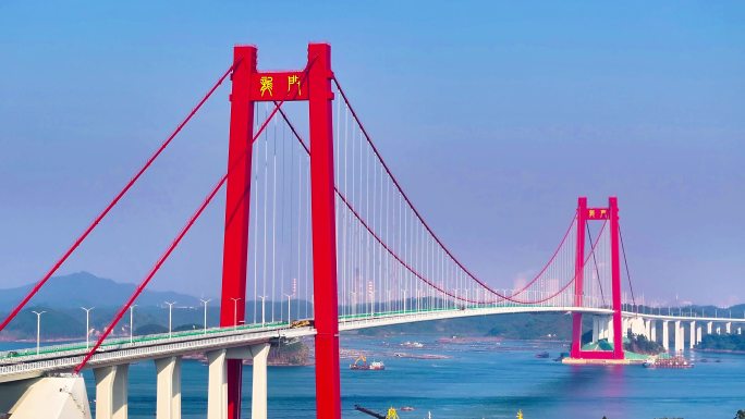 龙门大桥  平陆运河出海口 广西钦州