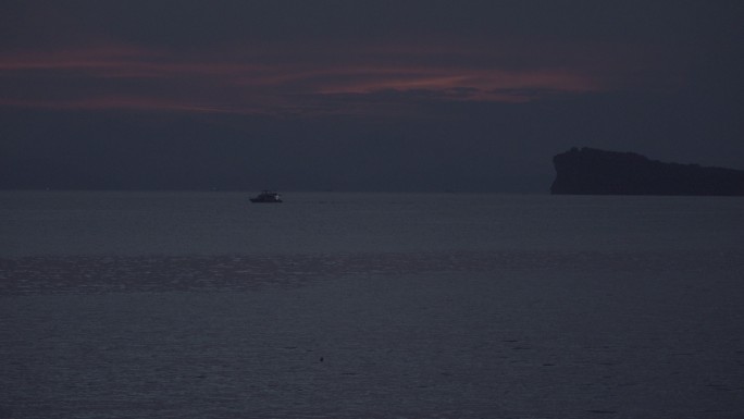 海上晚霞美景