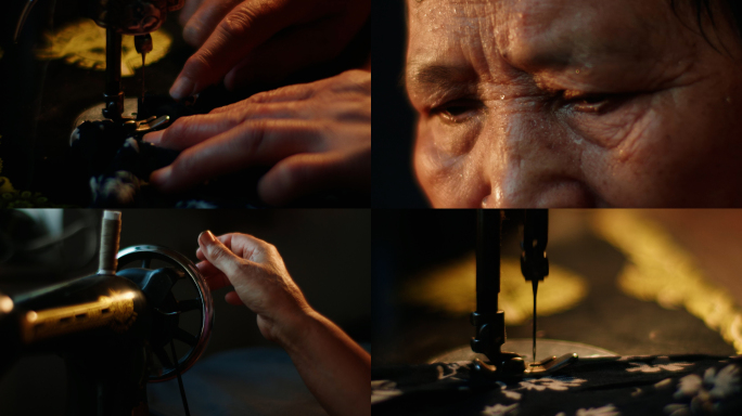 慈母 手中线 缝纫机 养家糊口