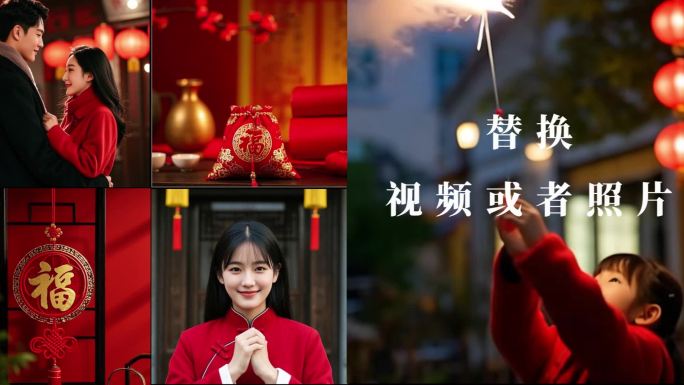 创意拜年年会企业祝福