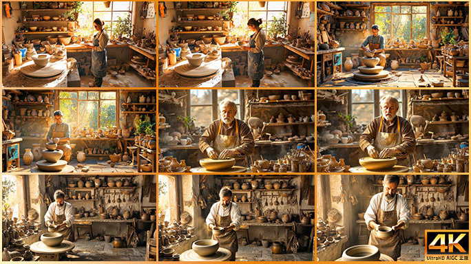 陶艺匠心传统工艺 现代传承手工制作陶器艺