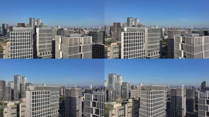 4K深圳前海嘉里中心航拍