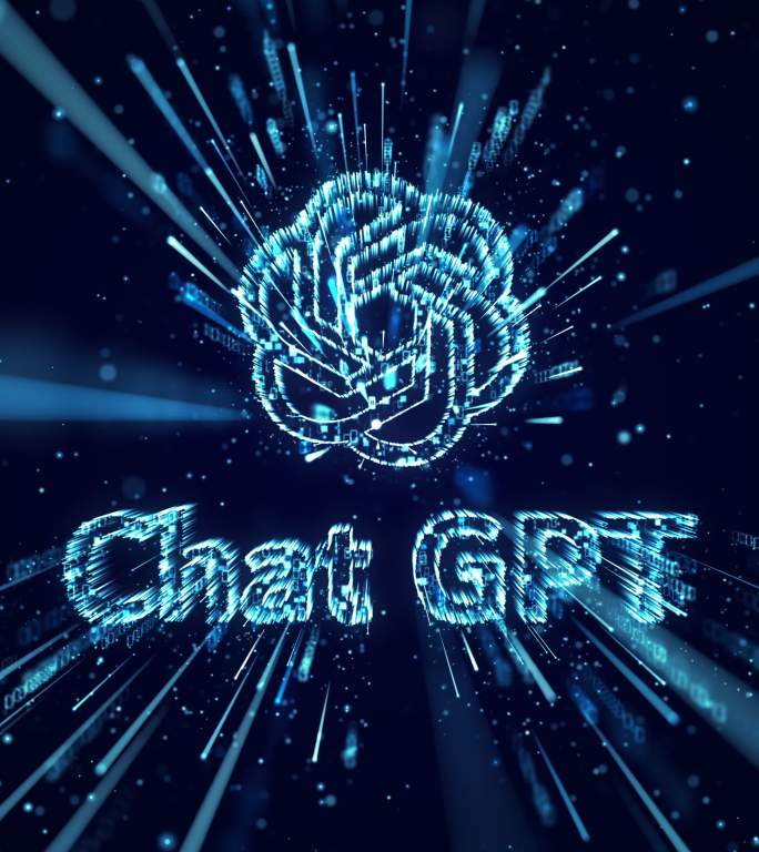 （竖版）ChatGPT信息背景动画