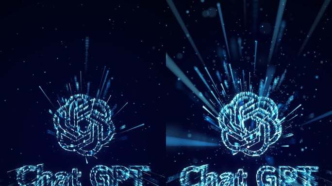 （竖版）ChatGPT信息背景动画
