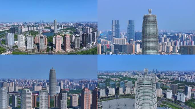 郑州城市建筑地标 北方城市 河南城市建设