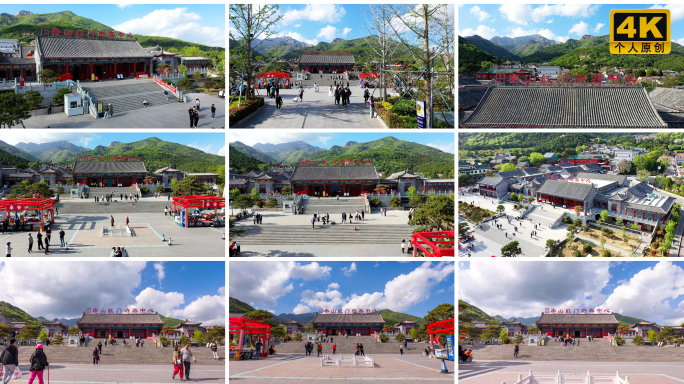 泰山红门游客中心素材合集