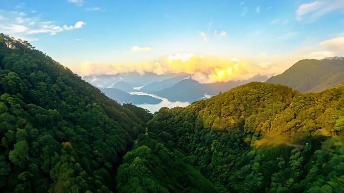 台湾阿里山航拍