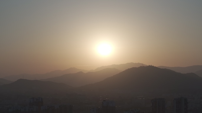 厦门同安夕阳山景素材（Log原片）