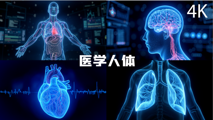 【原创】医学科技X光线人体结构