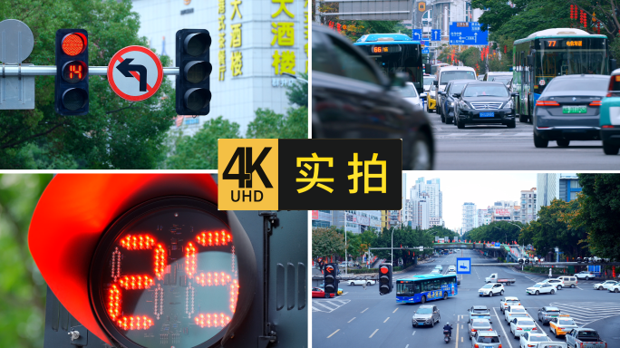 红绿灯 交通规则 城市高峰期 遵守交通