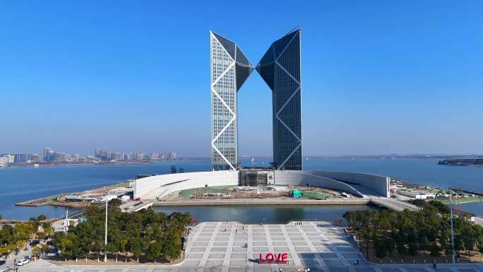 临港西岛金融中心 滴水湖双子楼