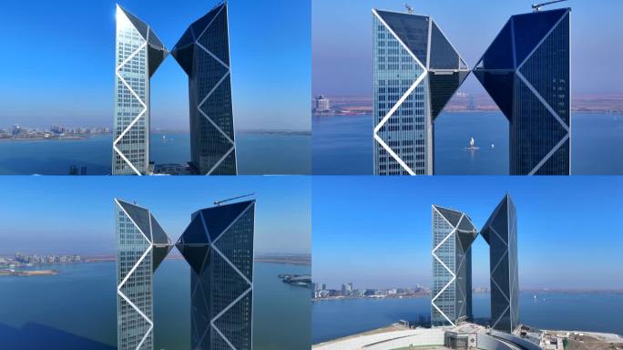 临港西岛金融中心 滴水湖双子楼