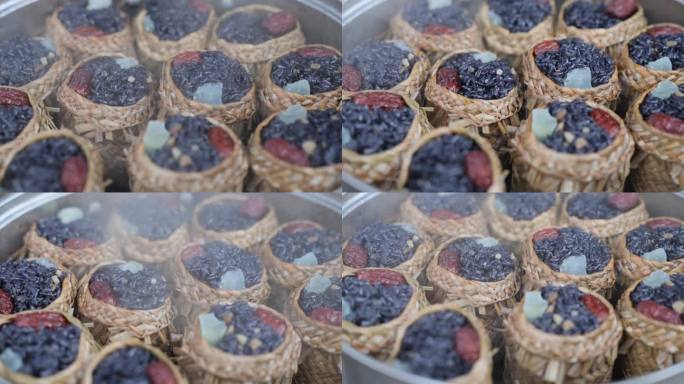 实拍乌饭乌米饭畲族乌饭