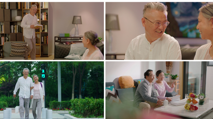 老年幸福生活老年夫妇