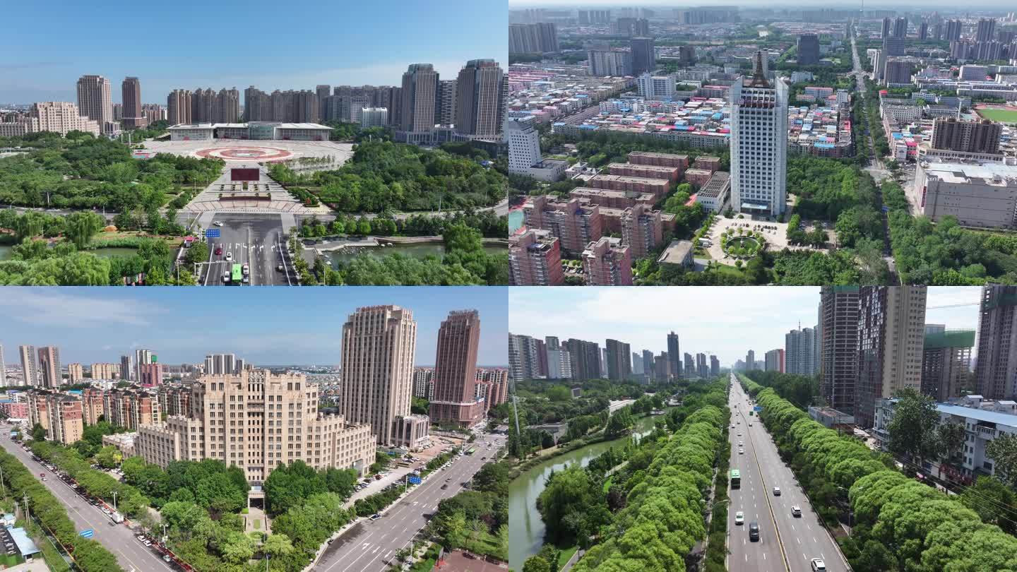 航拍漯河地标