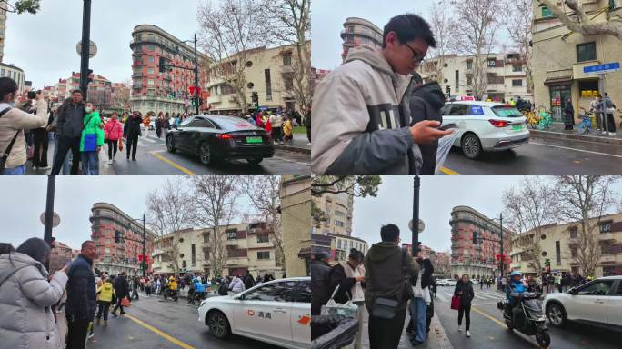武康大楼人流延时