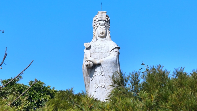 湄洲岛妈祖航拍
