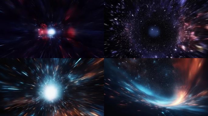 「有版权」宇宙时空隧道穿梭合集4K