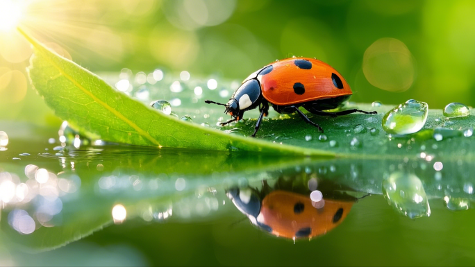 春天的微距世界，唯美意境