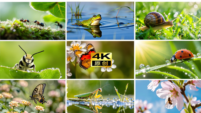 春天的微距世界，唯美意境