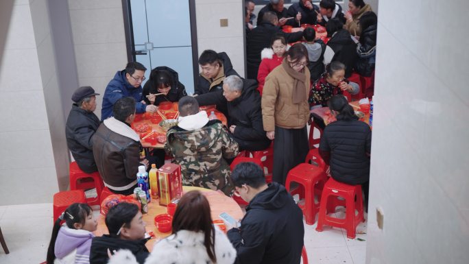 全村吃席乡厨宴席喜酒红白喜事